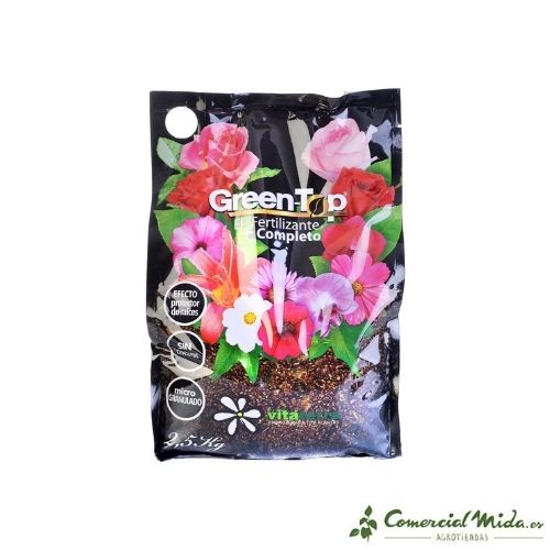 Abono VITATERRA Greentop Microgranulado 2,5 Kg