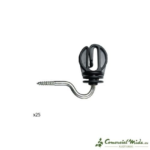 Aislador para Cinta 20 mm para Poste de Madera - Image 2