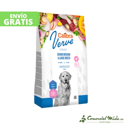 CALIBRA DOG GF VERVE SENIOR BIG PATO POLLO - Image 2