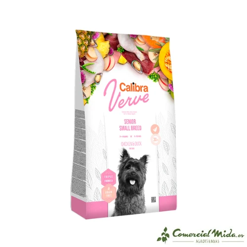 CALIBRA DOG GF VERVE SENIOR SMALL PATO POLLO - Image 2