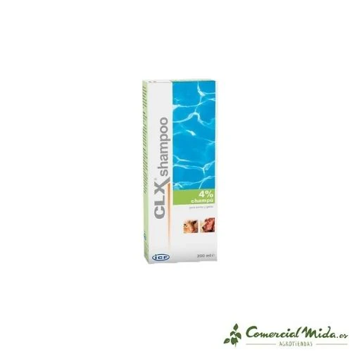 Champú Antiséptico ICF Clx 4% 200 ml para Perros y Gatos