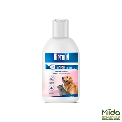 DIPTRON Champú Hipoalergénico para Mascotas 250 ml - Image 2
