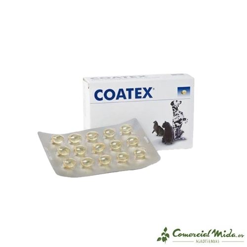 VETPLUS Coatex EFA 60 Cápsulas Ácidos Grasos para Mascotas