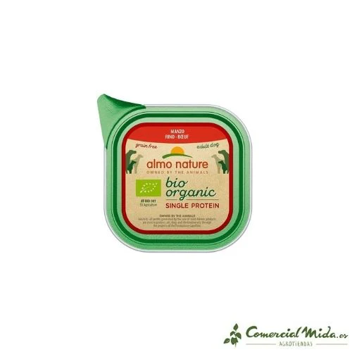 Comida Húmeda ALMO NATURE BIO ORGANIC Monoproteina para Perros 150gr (Varios Sabores) - Image 5