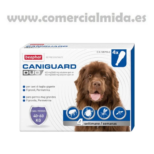 CANIGUARD DUO, pipetas antiparasitarias para perros - Image 2
