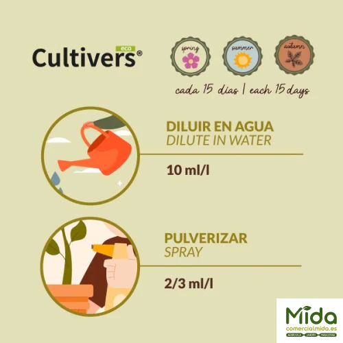 CULTIVERS Abono Plantas Ornamentales Líquido Ecológico - Image 6