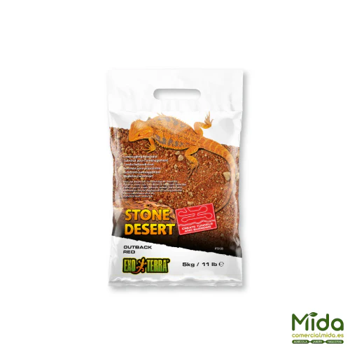 Exo Terra Sustrato de Arena para Paisajismo Outback Red Stone Desert
