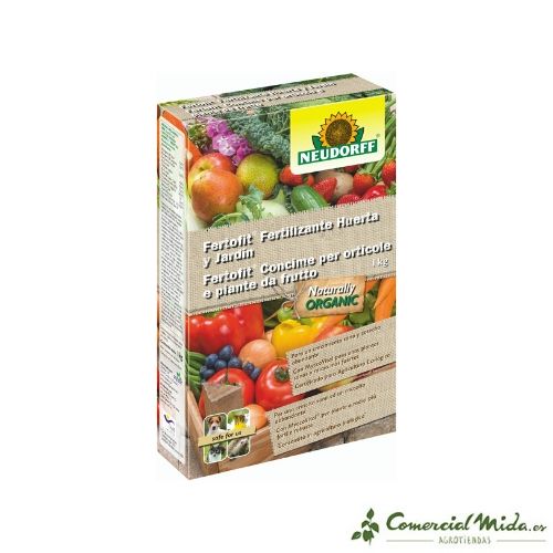 Abono Granulado Orgánico FERTOFIT NEUDORFF HUERTA Y JARDÍN 1kg - Image 2