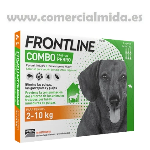 FRONTLINE COMBO, Pipetas Antiparasitarias Para Perros Pequeños (2 a 10 kg) - Image 3