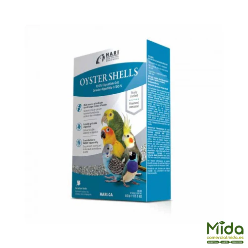 HARI Oyster Shells - Ostras Trituradas para Aves 440g