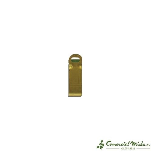INSPROVET Marca de Metal con Enganche Ovalado para Ganado