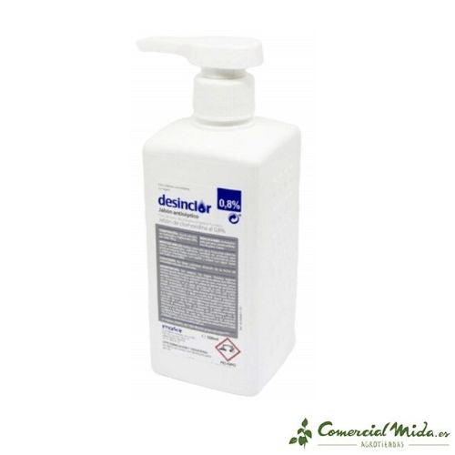 Jabón Antiséptico Desinclor Desinfectante Piel Sana para Lavado de Manos 500 ml