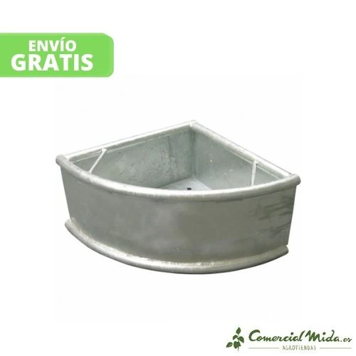KERBL Comedero Galvanizado con Tapón de Vaciado - Image 3
