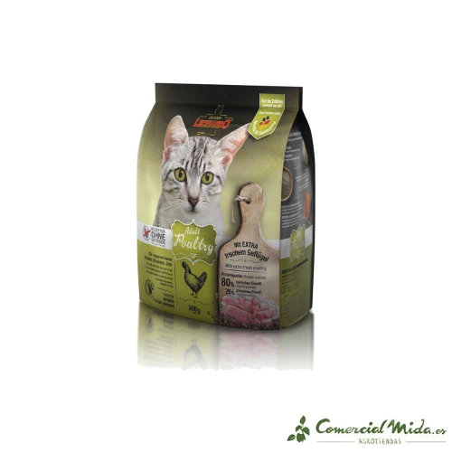 LEONARDO Adult GF Poultry Pienso Sin Cereales para Gatos Adultos