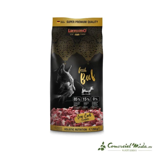 LEONARDO Fresh Beef & Poultry Pienso para Gatos Adultos