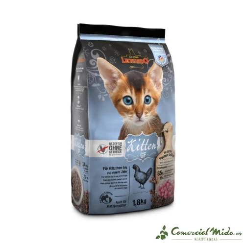 LEONARDO Kitten GF Pienso Sin Creales para Gatitos - Image 2