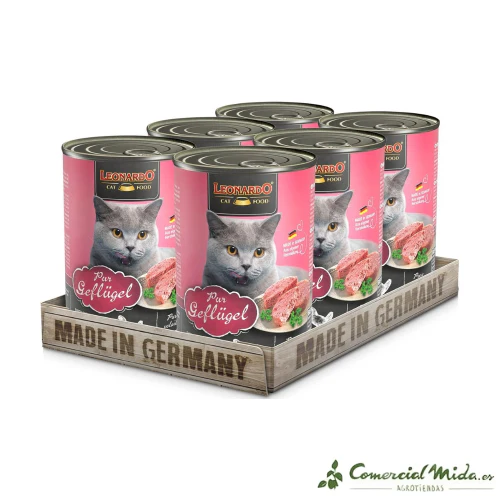 LEONARDO Puro en Ave Alimento para Gatos Adultos - Image 2