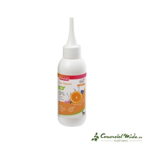 Loción Ocular Bio BEAPHAR para Perros y Gatos 100ml