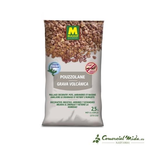 MASSÓ GARDEN Grava Volcánica 2,5L