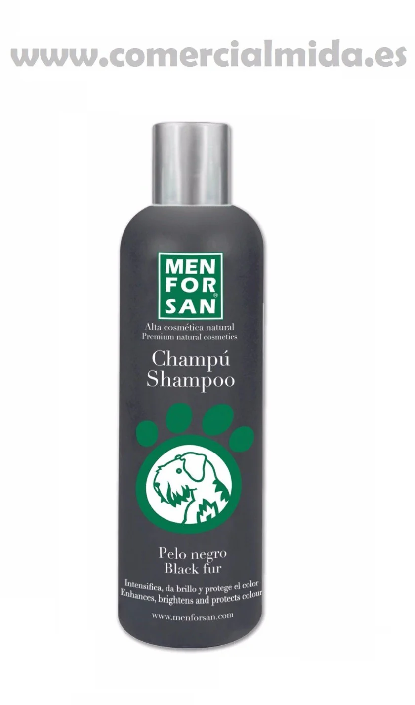 Champú MENFORSAN Intensificador del Color (Marrón, Negro o Blanco) - Image 3
