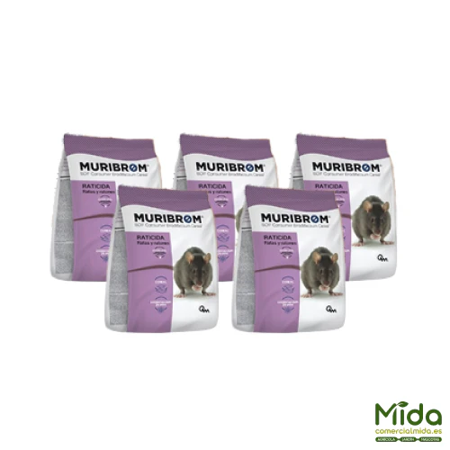 Raticida MURIBROM CEREAL EXPRÉS, mata ratas y ratones (especial lugares secos) - Image 2