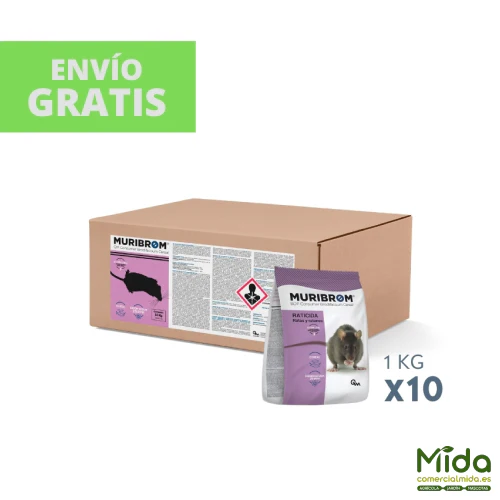 Raticida MURIBROM CEREAL EXPRÉS, mata ratas y ratones (especial lugares secos) - Image 3