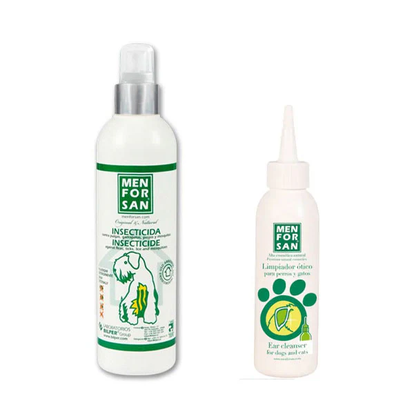 PACK MENFORSAN PARÁSITOS: insecticida + limpiador auricular