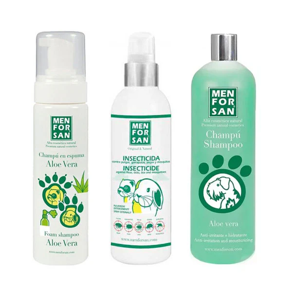 PACK MENFORSAN ROEDORES: champú + antiparásitos + espuma