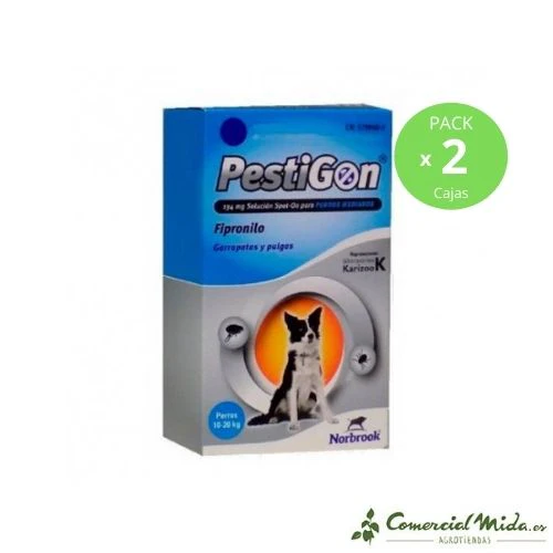 Pipetas Anti Pulgas y Garrapatas PESTIGON para Perros 10-20Kg - Image 3