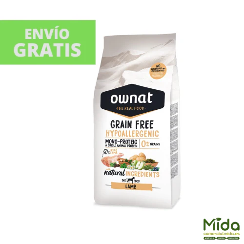 Pienso OWNAT Grain Free Hypo Lamb para Perros - Image 2