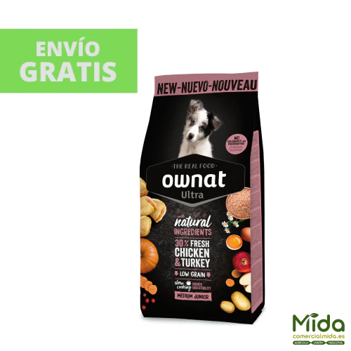Pienso OWNAT Ultra Medium Junior para Cachorros Medianos - Image 2