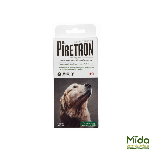 Quimunsa PIRETRON Solución Spot On Antiparasitario Perros - Image 2