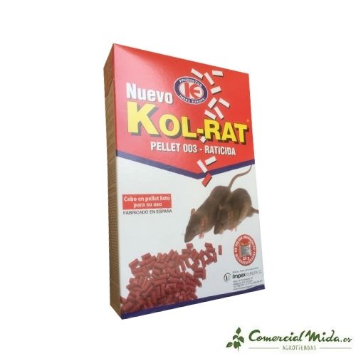 Raticida en Pellet KOL-RAT (Nueva fórmula)