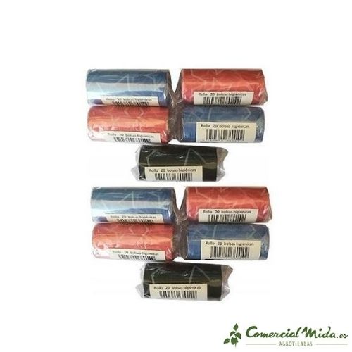 Bolsas higiénicas universales SANDIMAS para excrementos perros (20 bolsas/rollo) - Image 3