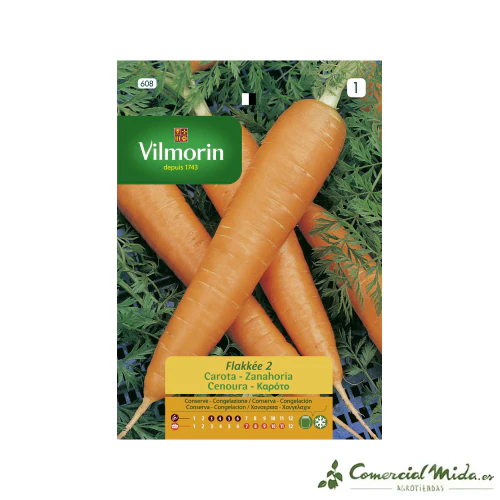 Semillas Zanahoria Flakkée 2 8gr VILMORIN