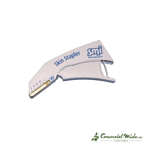 SMI Grapadora de Piel Desechable con 35 Grapas (6,4 x 4 mm)
