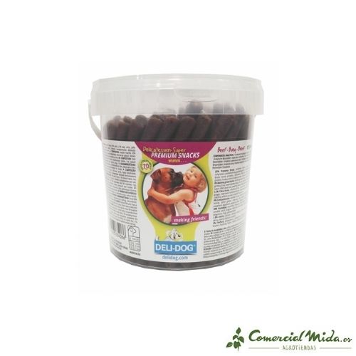 Snack DELIDOG Barritas de Buey para Perros