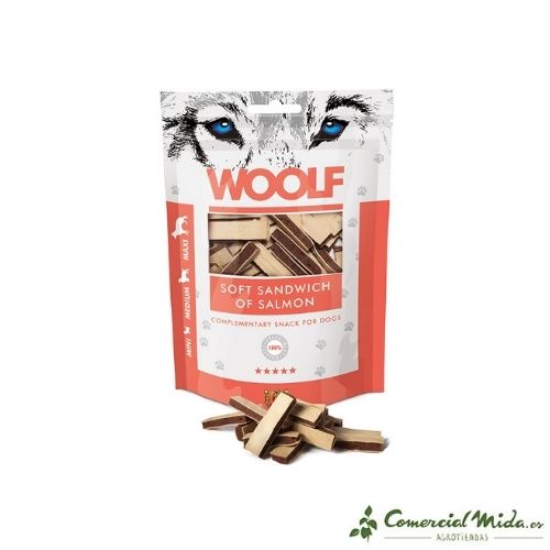 Snack WOOLF Sándwich de Salmón 5 x 100 gr