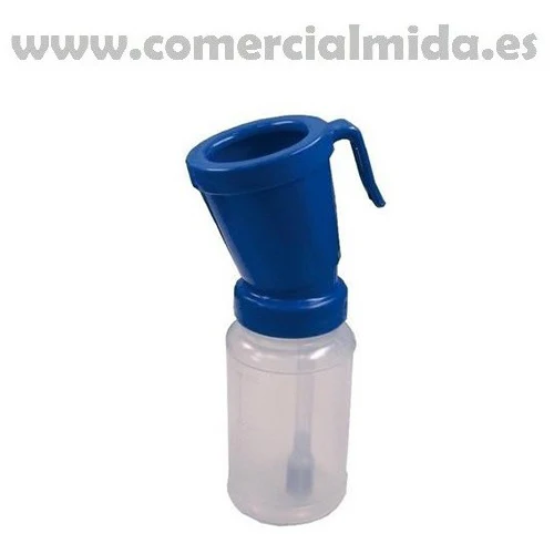 Vaso para limpieza de pezones aplicador de espuma