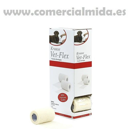 Vendaje VET-FLEX flexible para animales 10 cm x 4,5 m - Image 8
