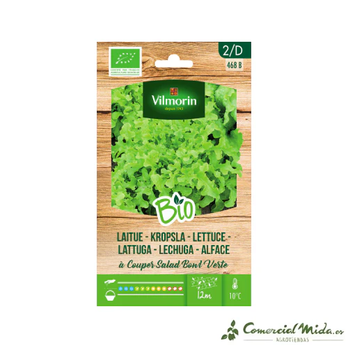 VILMORIN BIO Semillas Lechuga de Cortar Salad Bowl
