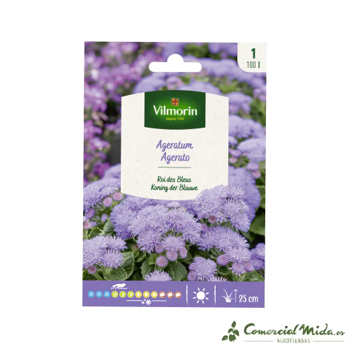 VILMORIN Semillas Flores Agerato Rey de los Azules